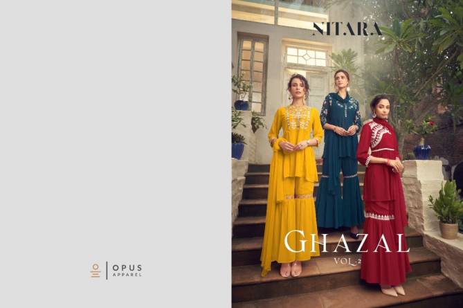 NITARA Ghazal 2 Fancy Stylish Designer Festive Wear Heavy Readymade Salwar Suit Collection
